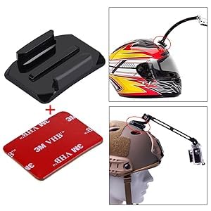 Image of 4pcs Curved+4pcs Flat Adhesive Mounts Sticky for GoPro Hero Cameras