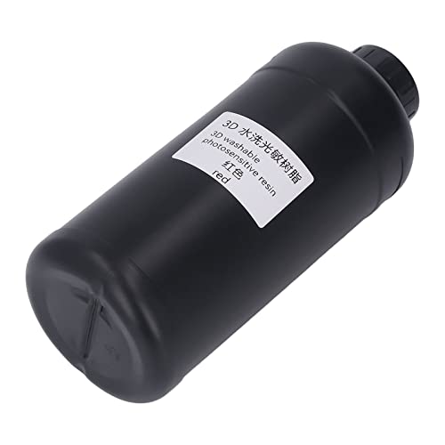 Aramox 3D Printer Resin, Water Washable 3D Print Resin 1000ml, Photopolymer Light Curing for LCD DLP, 365 to 405nm, Fast