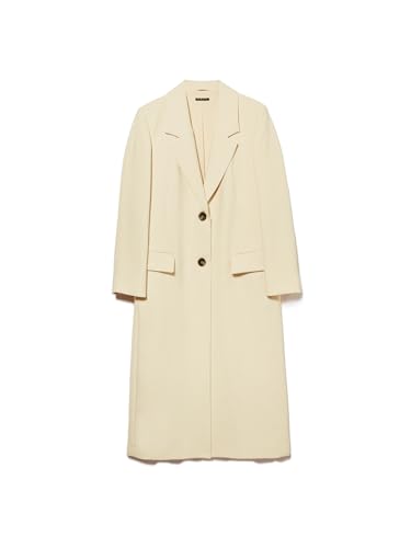 Trench Coat Sisley Veste Jaune Femme 40 Manteau Mi-Saison Chic 2fzxln043