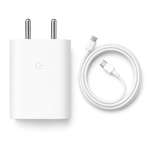 Image of 30W Type C Rapid Charging Adapter with 3.3ft Cable for Google 11|10|9|8(Pro /XL /A /Fold) 7 Pro|4b|4a|S26|Pixel Chromebook /Tab /Slate - Support Other USB-C 30 W Quick Charging, White