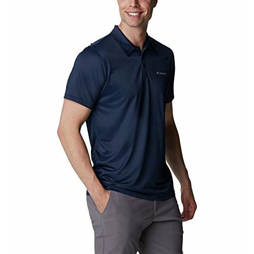 Image of Columbia Men's Solid Regular Fit Hike Polo