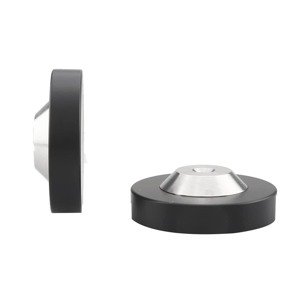 4 Piedini Anti-vibrazione In Ceramica Per Diffusori HiFi | Supporti Audiocrast Silver/black - Foto 5