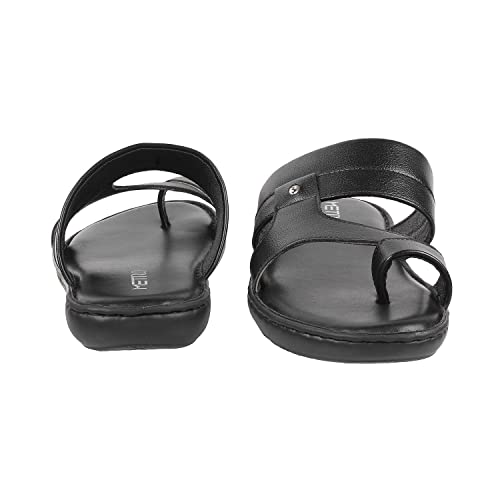 Metro Men Leather Thong Slipper | Chappal | Open Sandal
