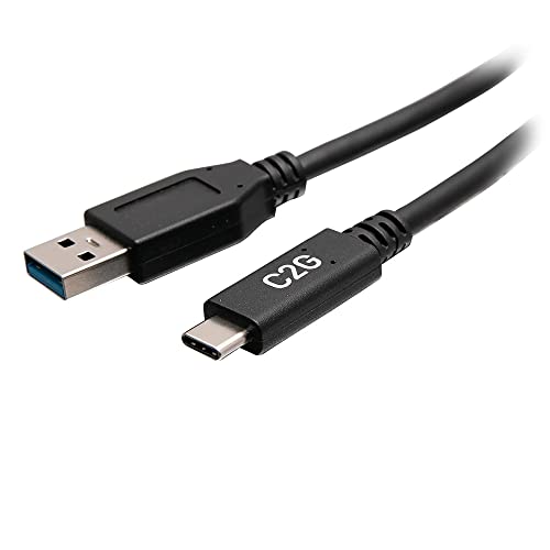 C2G 1ft USB-C[R] Stecker zu USB-A Stecker Kabel - USB 3.2 Gen 1 (5Gbps)
