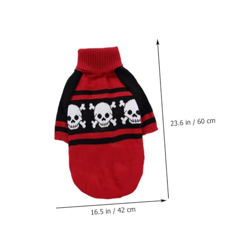 Disfraz de Perro Calavera Halloween XL miniatura 2