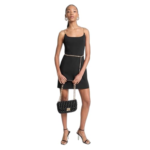 Michael Kors Women's Bustier Mini Dress, Black, 8