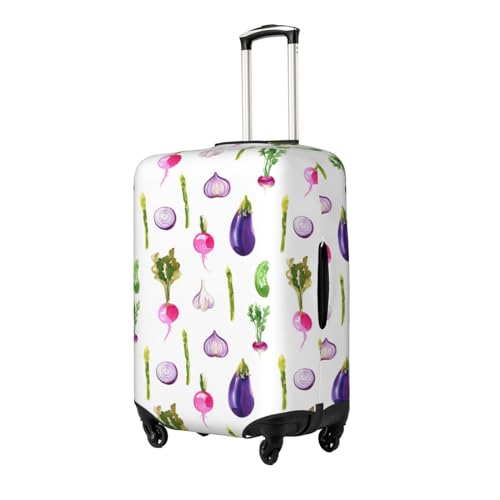 Onion Vegetable Luggage Cover Protector Anti-Scratch Washable Fits 18-32 Inch Luggage-Medium2