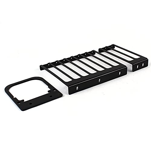 Chasis abierto para placa base PC, marco metálico DIY autoensamblable (17x17 cm), soporte vertical para refrigeración por aire o líquido, compatible con ITX, Micro-ATX y ATX, disipación térmica para overclocking (rojo) miniatura 6