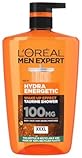 L'Oréal Men Expert, Hydra Energetic, XXL Shower Gel For Men, with Taurine and Vitamin C for an Instant Energy Kick, Large 1…
