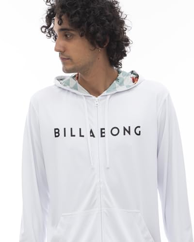 [r{] bVK[h RASH ZIP HOOD Y WHT