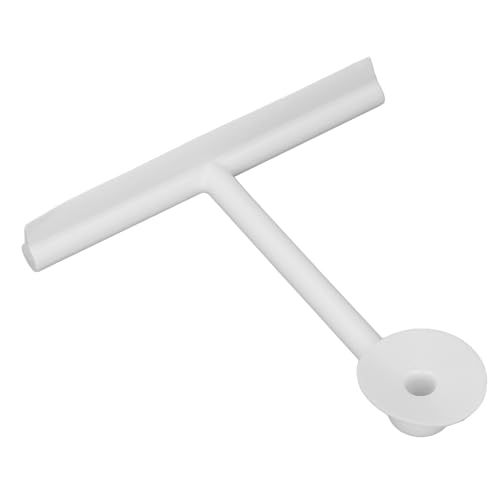 Image of Shower Squeegee for Glass Doors, Reusable Silicone Window Squeegee Bathroom Squeegee with Non Slip Handle and Suction Cup for Glass, Window, Door, Mirror, Car Windshield (White)