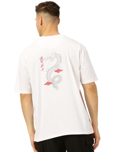 Image of Thomas Scott Men's | Graphic | Half Sleeve | Oversized Fit | 100% Cotton | Crew Collar | Casual Tshirt