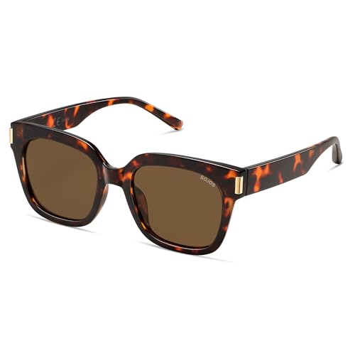 Image of SOJOS Polarized Sunglasses for Women Men Trendy Square Large Sun Glasses SJ2149