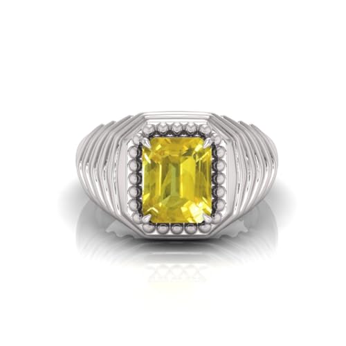 Bague saphir jaune ajustable : la solution aux doigts qui gonflent