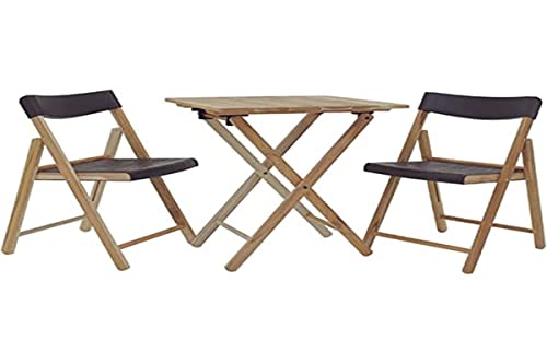 Tramontina - Juego Mobiliario Potenza, Conjunto Plegable, 3...