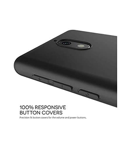 Image of Mobile Back Cover Case for Nokia 3.1 (Silicone Case|CameraProtection|Black SC1510)
