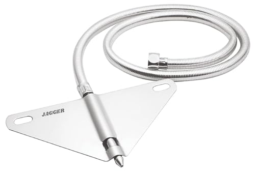 Image of Jagger JAG207 304 Stainless Steel Jet Spray | Hands-Free Jet Spary for Toilet Seat | Silver (Straight, 1.5 Meter)
