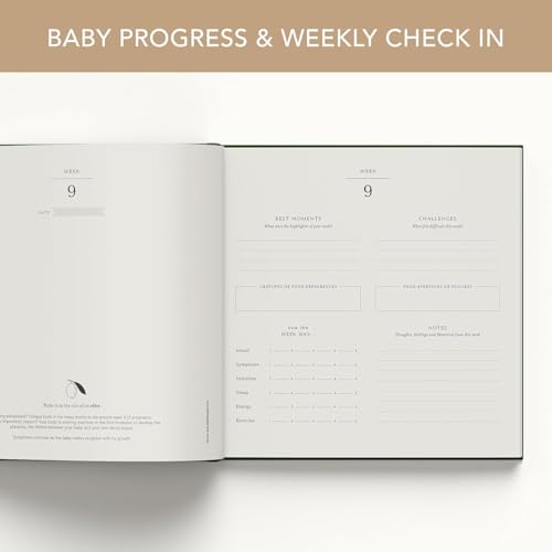 Diario de embarazo para registrar momentos especiales y fotos de tu viaje 7