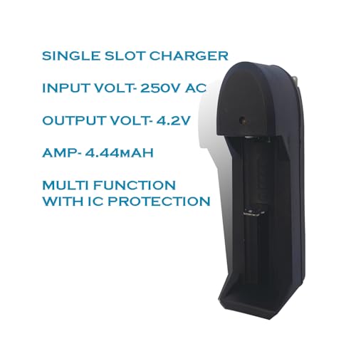 Image of iEI Lithium Cell CHAREGER Single Double Slots IMR 18650 3.7V 4.44wh (Single Slot Charger)