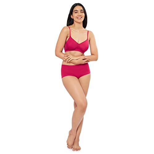 Image of Amante Solid Padded Non-Wired Full Coverage T-Shirt Bra