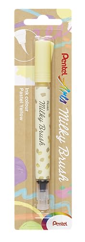 Pentel XGFH-PGX Milky Brush pinceau encre liquide séchage mat jaune