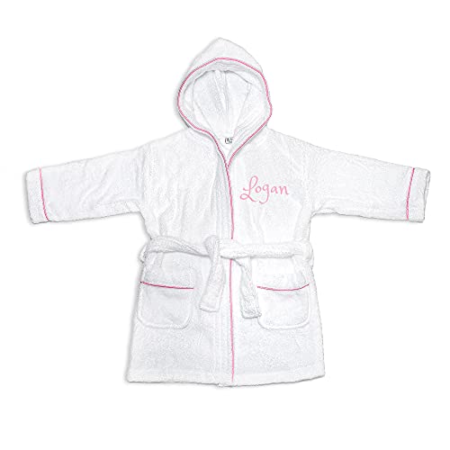PERSONALIZED Baby Bathrobe -Toddler Bath robe Custom Monogram Embroidered Terry Robe