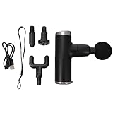 MOTHNUR 2000mAh Muskelmassagegerät mit 4 Massageköpfen USB Wiederaufladbar Tiefenwirksame...