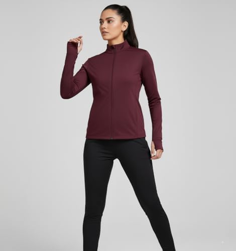 Image of PUMP'D Women's Jacket | Slim Fit | Thumb Hole Open Sleeve | With zipper | Perfect for workout