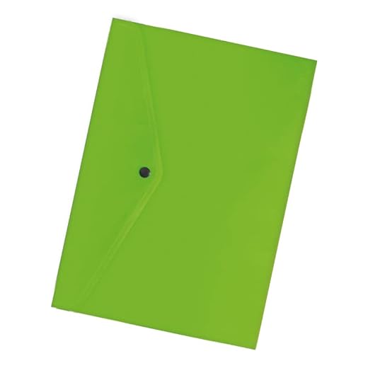 Factis Carpeta tipo sobre (cierre botón) 12CBV, verde claro