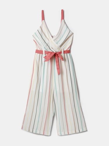 Image of Nautinati Girls Strappy Colourful Jumpsuit | Age 4-8 Years