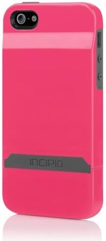 Incipio IPH-848 Stashback for iPhone 5-1 Pack - Retail Packaging - Pink/Gray