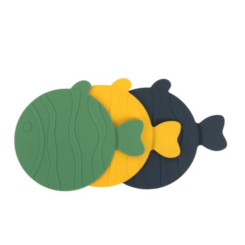 Paquete de 3 tapones de drenaje de silicona para bañera, tapón de fregadero extra grande de 6 pulgadas, tapón universal de drenaje de ducha para fregadero de cocina y baño (verde + amarillo + negro)