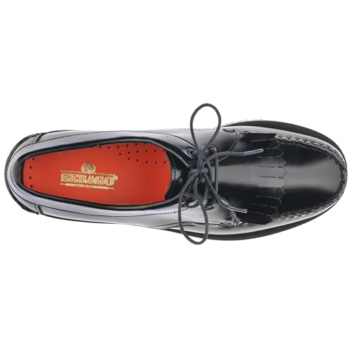 Sebago James Fringe Lug Leather Loafers for Men – Handcrafted Moc-Toe Shoes with Fringed Vamp & Lug Sole3