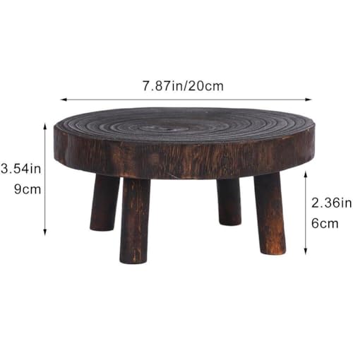 Support de plante en bois robuste pour surélever vos pots de fleurs - 4