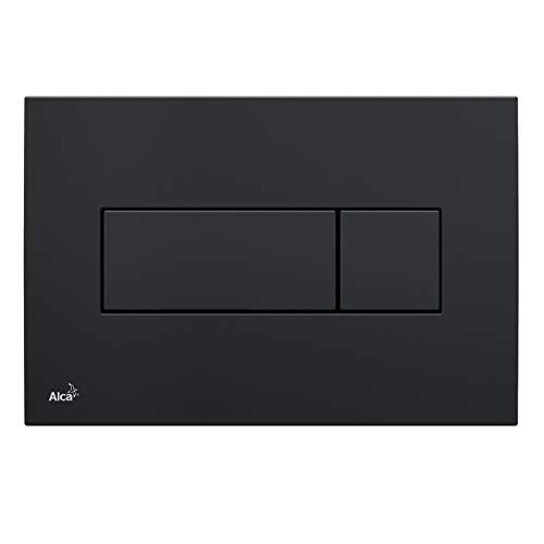Betätigungsplatte für Vorwandinstallationssysteme-Schwarz-Kompatibel mit allen ALCA Modulen Dual 3l/6l