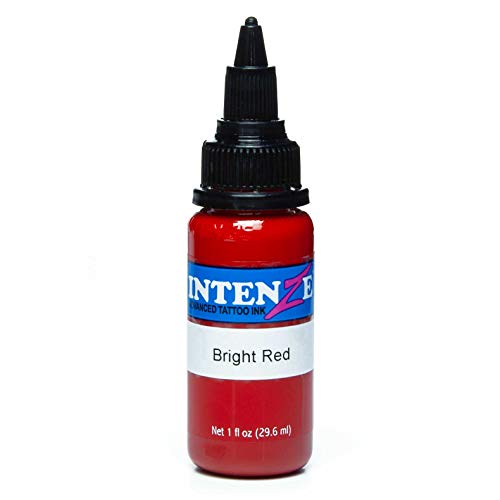 Intenze Bright Red Tattoo Ink 1oz