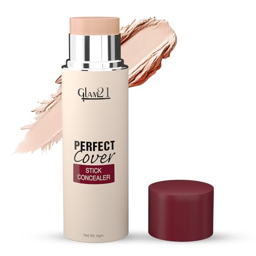 Image of Glam21 Perfect cover stick concealer| Waterproof With Full Coverage |Easily Blendable Concealer | CreamyTexture | Matte Finish | Weightless and breathable Formula | Long Lasting| Sun Sand| 6gm