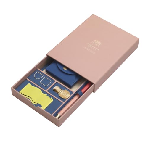Coffret cadeau Papier Bright New Days avec stylo bille marque-page et notes adhésives