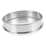 IMIKEYA Tamis à Terre En Acier Inoxydable 20 Cm, Maillage Fin 4,5 Mm, Tamis De Jardin Pou...