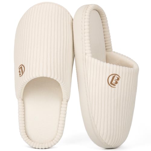 LongBay Women's Slippers Soft Comfy Memory Foam Slip-On Indoor House Shoes with Non-Slip Sole