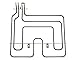 MIRTUX Résistance supérieure pour four/grill Beko et Blomberg. Puissance 2200 W (1100W + 1100W) et 220 V. Code original : 262900064