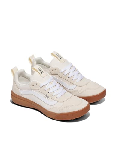 Vans Men's Range EXP Shoe | Athletic Fashion Sneakers for Walking, Hiking & Everyday Wear, Suede Gum Classic White, 133