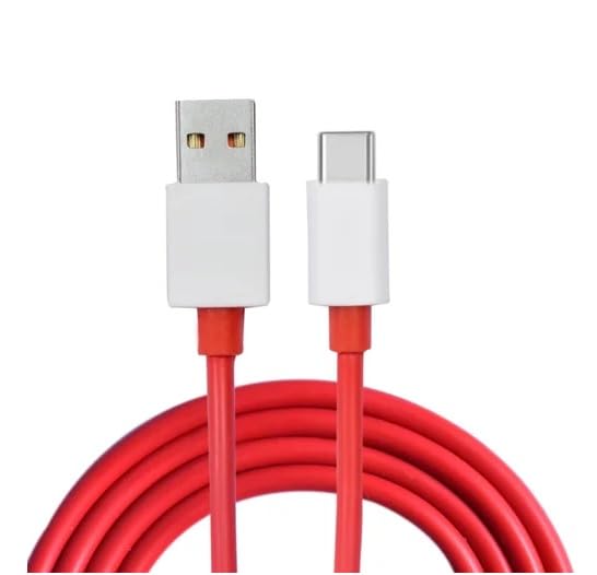 Image of 80W WARP /Dash Type C Fast Charging Cable Compatible for One Plus 13 /13r /12r /11r /10r /10t /10 /10 pro /9 /9 pro /8T /8 /8pro /7Pro /7T /7TPro /Nord /Ce3 lite