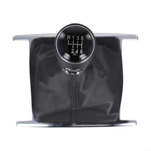 Elegante colore nero: caratterizzato da un elegante colore nero, questo pomello del cambio aggiunge un tocco di eleganza agli interni della tua auto. Si fonde perfettamente con il design e l'estetica del vostro veicolo.