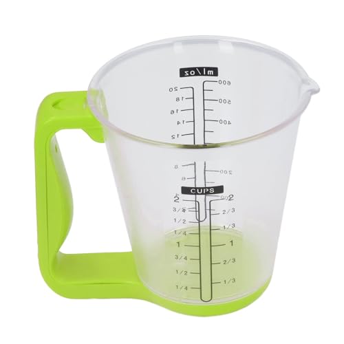 Balanza De Taza Medidora Electrónica De Cocina Digital, 1 Kg/600 Ml Balanza De Alimentos Balanza De Peso Agua Leche Harina Azúcar Aceite Café Líquido Hornear Cocinar (Green)