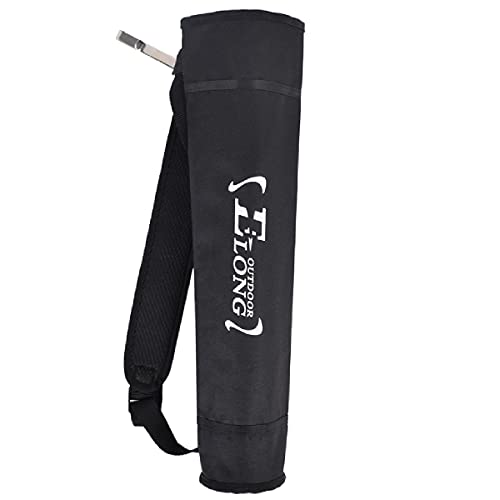 TRIWONDER Tiro con Arco Carcaj a Las Espaldas Ajustable Compacto Ligero Moderno Bolsa Colgada de Hombro para Caza con Arco y Flecha Jóvenes y Adultos (Negro)