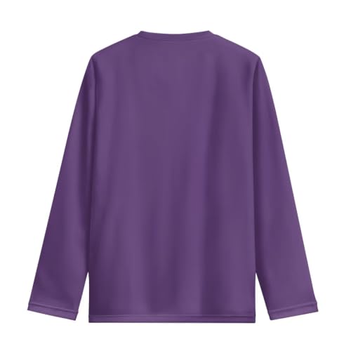 Image of Long Sleeve Shirts for Girls Casual Crewneck Tops Fall Winter Outfits for 3-16 Years Old