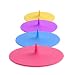 Silicone Cup Covers (Set of 4) ， Multicolored Lids for Mugs, Cups, Tea Pots,Flexible Mug Covers，Hot Cup Lids for for Coffee & Tea