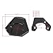 Worldmotop Motorcycle Kickstand Pad Enlarger Extension Side Stand Plate Replacement for Suzuki GSX-S750 GSXS750 1000 GSX-S1000 GSX-S1000F Support Foot Pad (black)