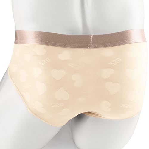 Men's Panties Elephant Briefs Funny Love Heart Graphic Bikini Underwear Sexy Hot Male Sissy Gay Night Underpants3